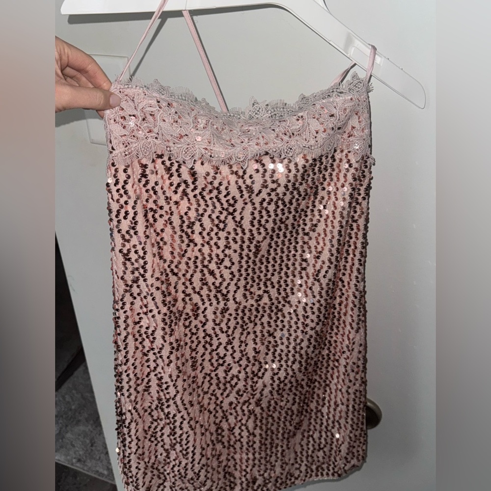 Free people sequin mini dress
